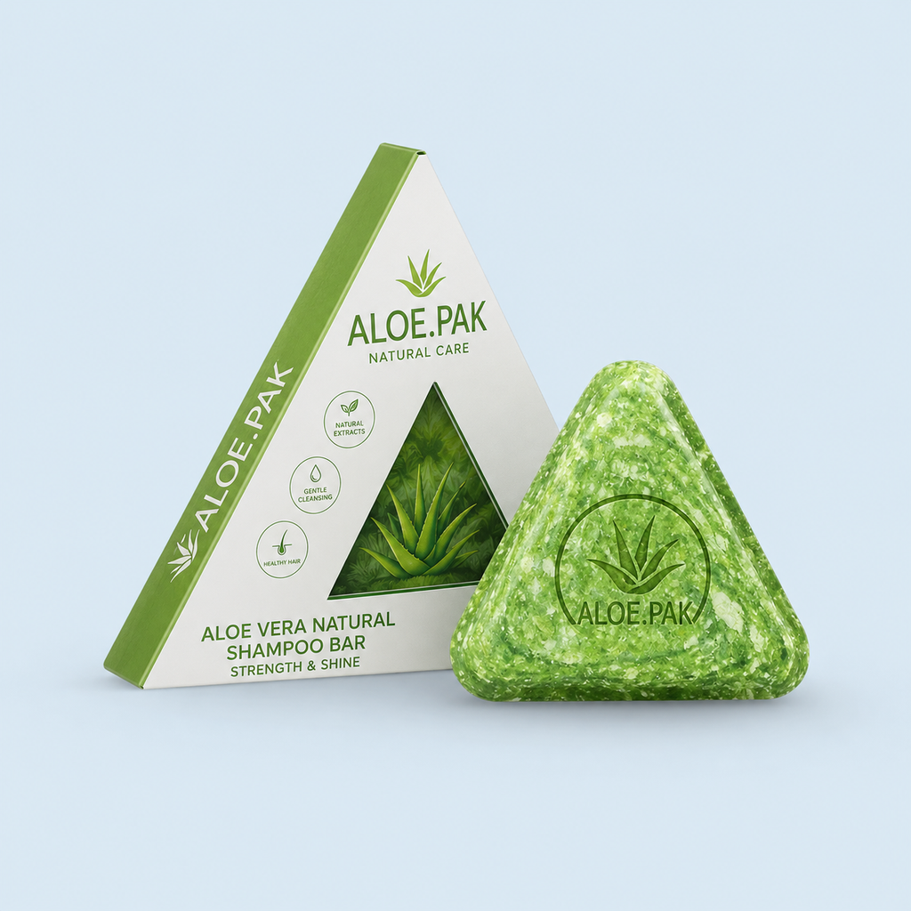Aloe Vera Triangle Shampoo Bar